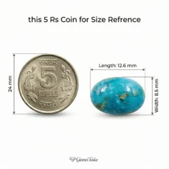 Alternative view of Natural Turquoise Stone – Feroza Nishapuri from Iran