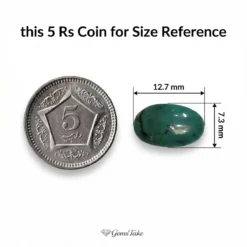 Alternative view of Natural Turquoise Stone – Shajri Feroza